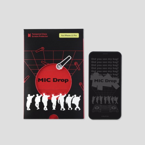 방탄소년단 굿즈 BTS DNA 강화유리필름 아이폰